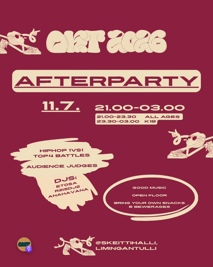 Oulun Street Dance afterparty